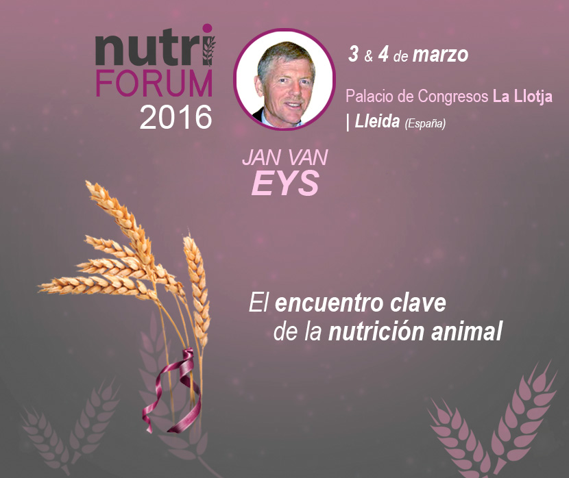 Jan van Eys, un experto nutricionista que nos hablará de soja y sus derivados