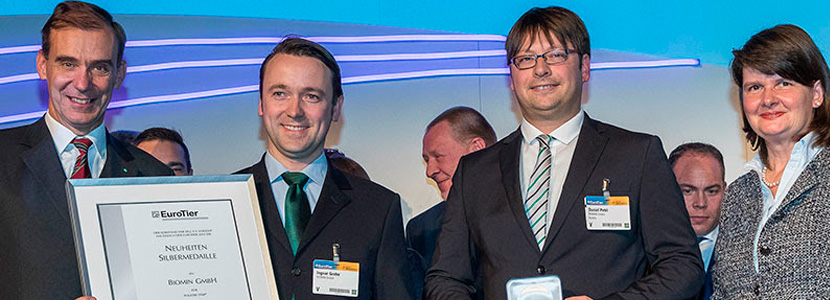 PoultryStar<sup>®</sup>Medalla de Plata en Feed Innovations Award en Eurotier 2016