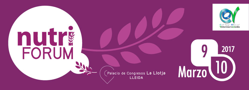El Col·leg Oficial Veterinaris Lleida colabora con el nutriFORUM