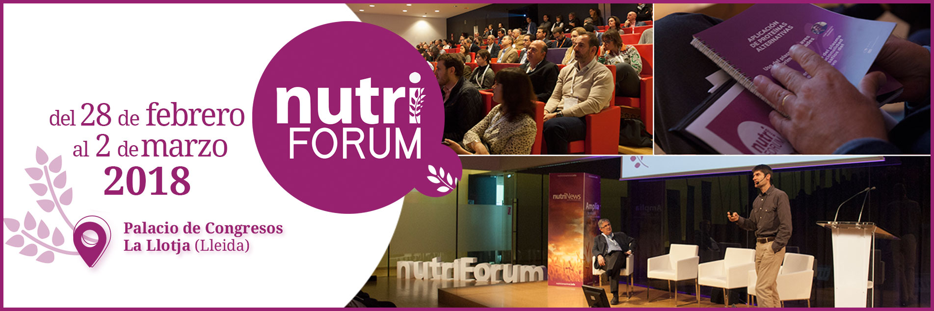 ¡Inscríbete en el nutriFORUM 2018!