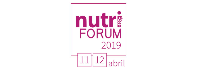 nutriFORUM 2019 se celebrará los días 11 y 12 de abril