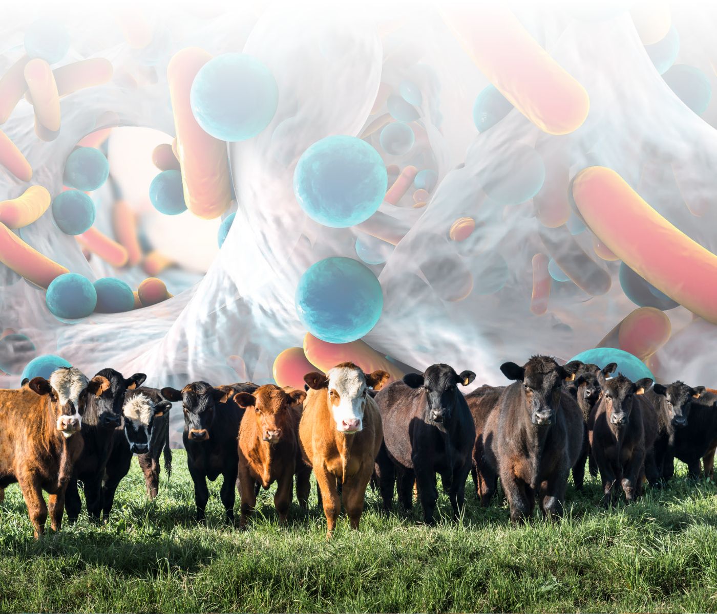 A eficiência dos bovinos depende da eficiência do microbioma ruminal