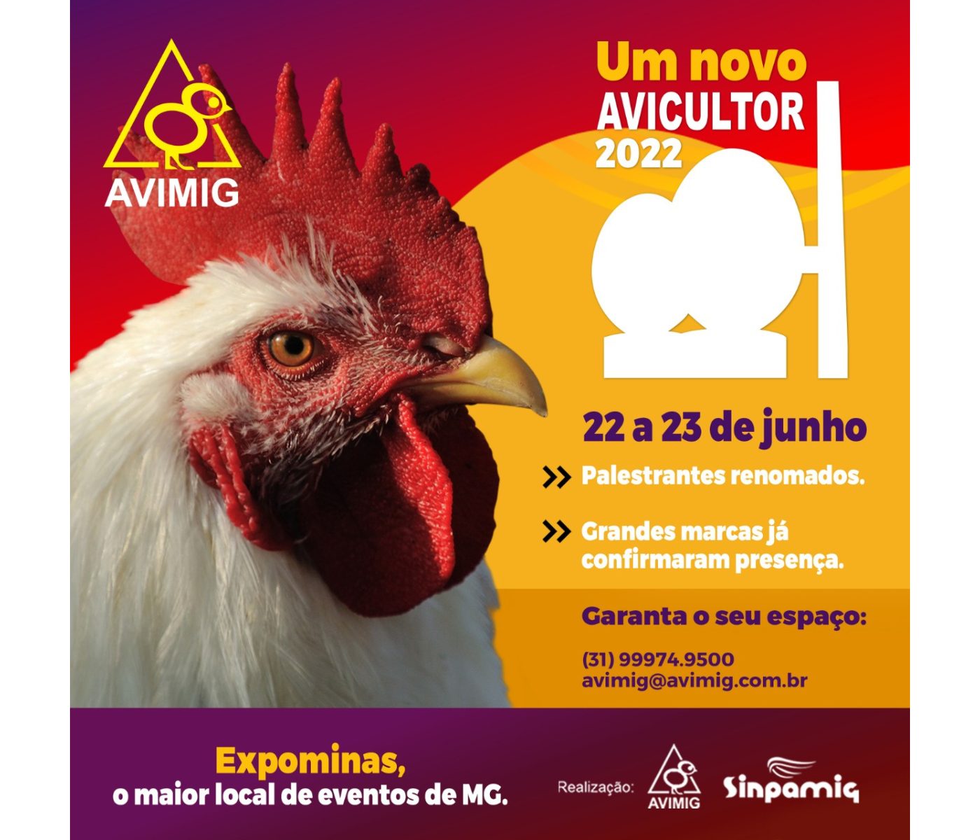 Vetanco estará presente no tradicional encontro anual da avicultura de...