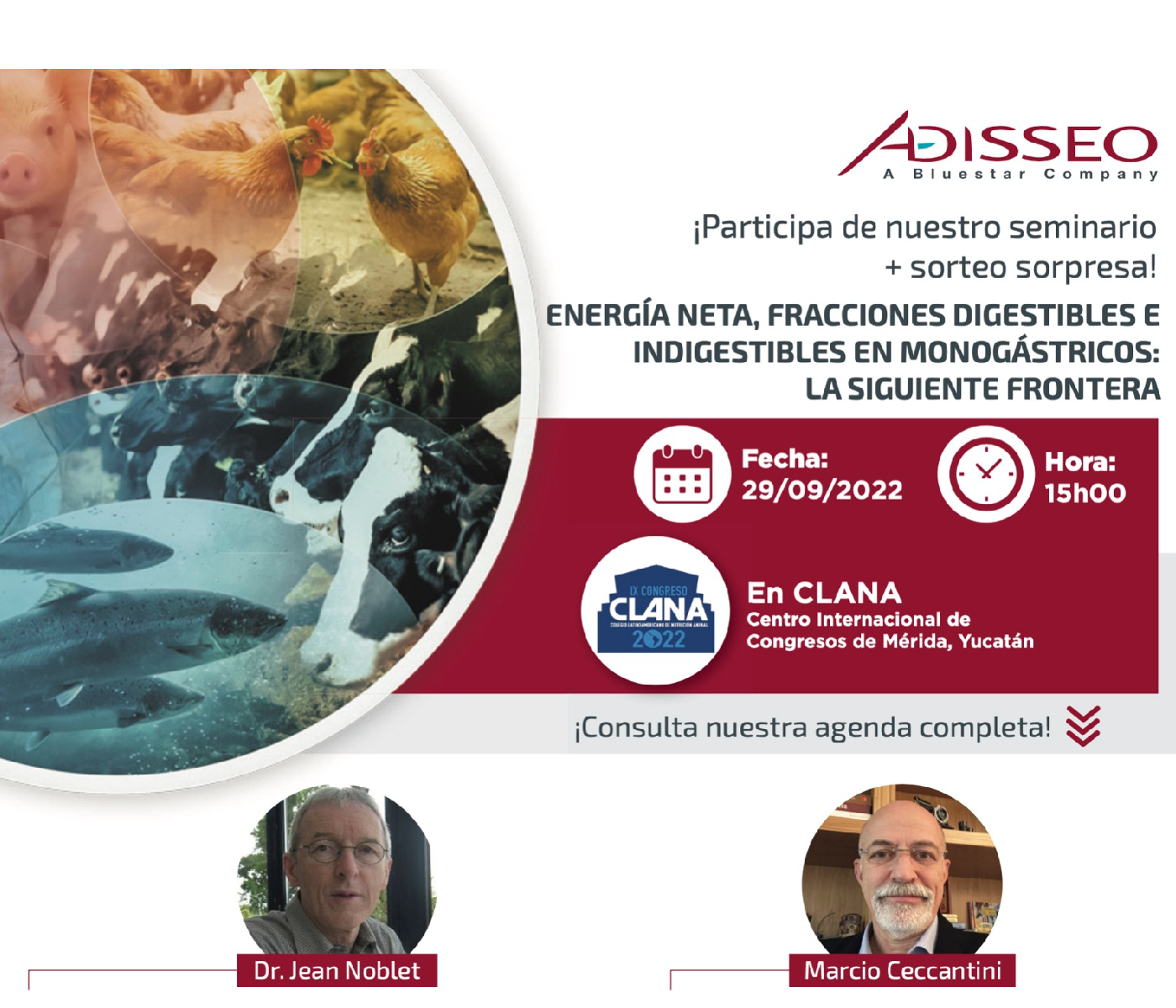 Adisseo realiza lanzamiento y seminario en CLANA IX en México