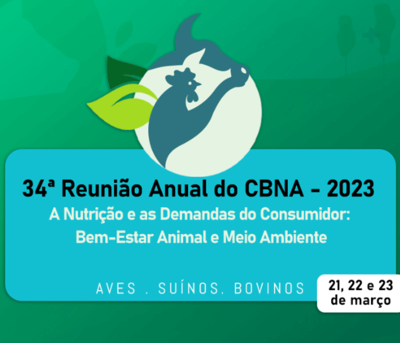 34ª Reunião Anual do CBNA: Prazo final para inscrição de trabalhos científicos