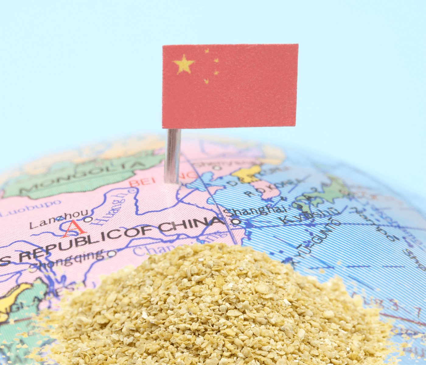 China reduzirá o uso de farelo de soja nas fórmulas...