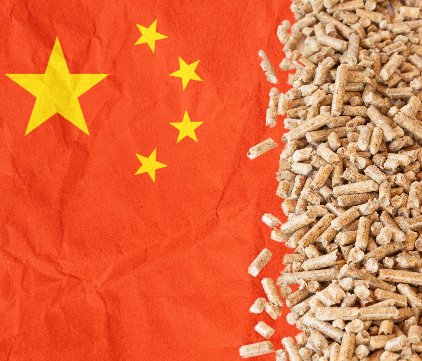 China reduz a inclusão de farelo de soja na alimentação...