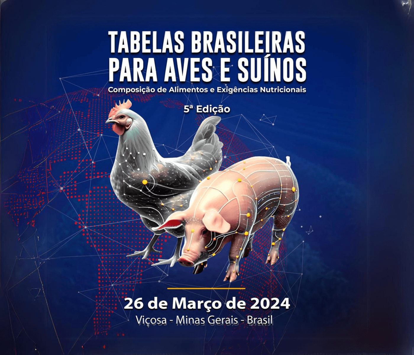 5º Simpósio Tabelas Brasileiras para Aves e Suínos acontece no dia 26 de março