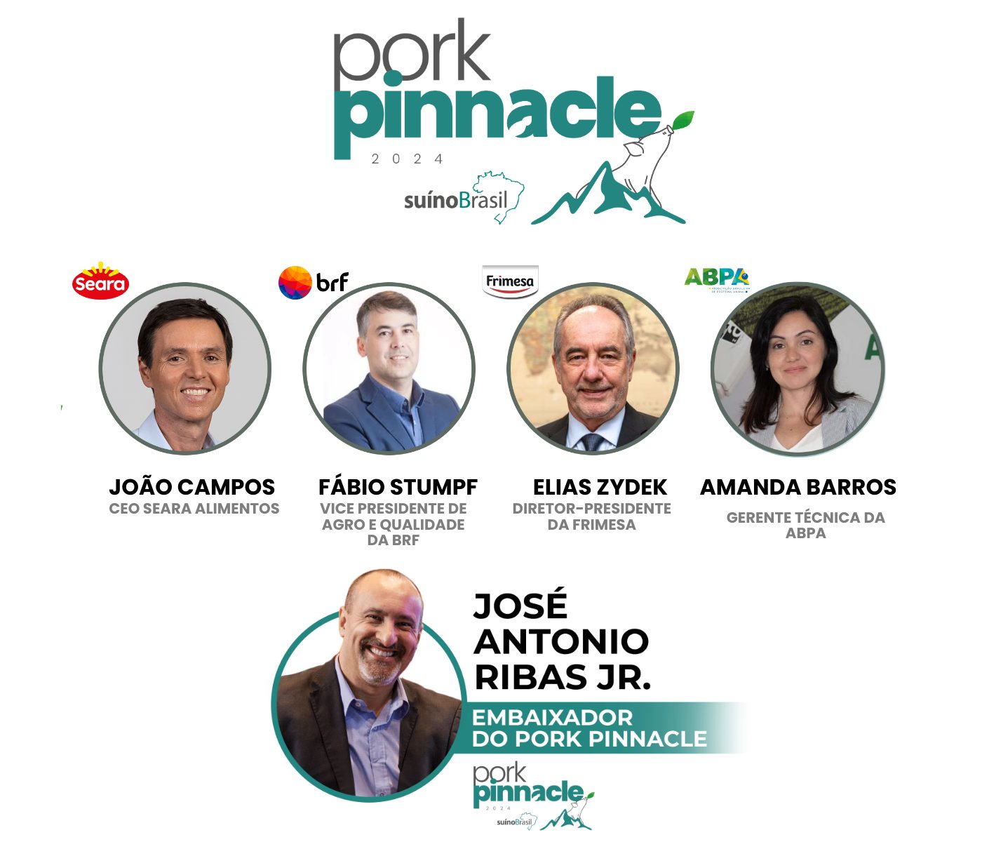 Pork Pinnacle reúne executivos da suinocultura brasileira em Curitiba no dia 25