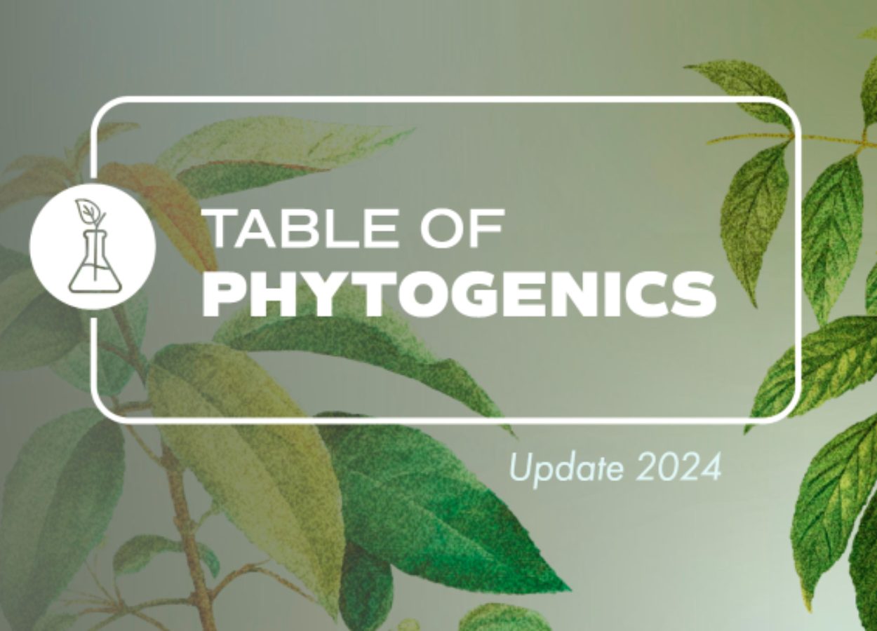 Table of Phytogenics