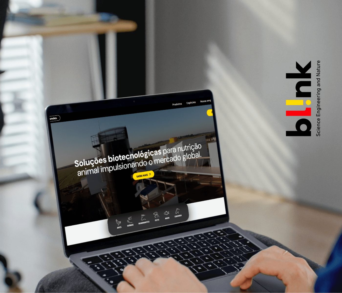 Blink Biotech lança novo site para fortalecer o setor de nutrição animal