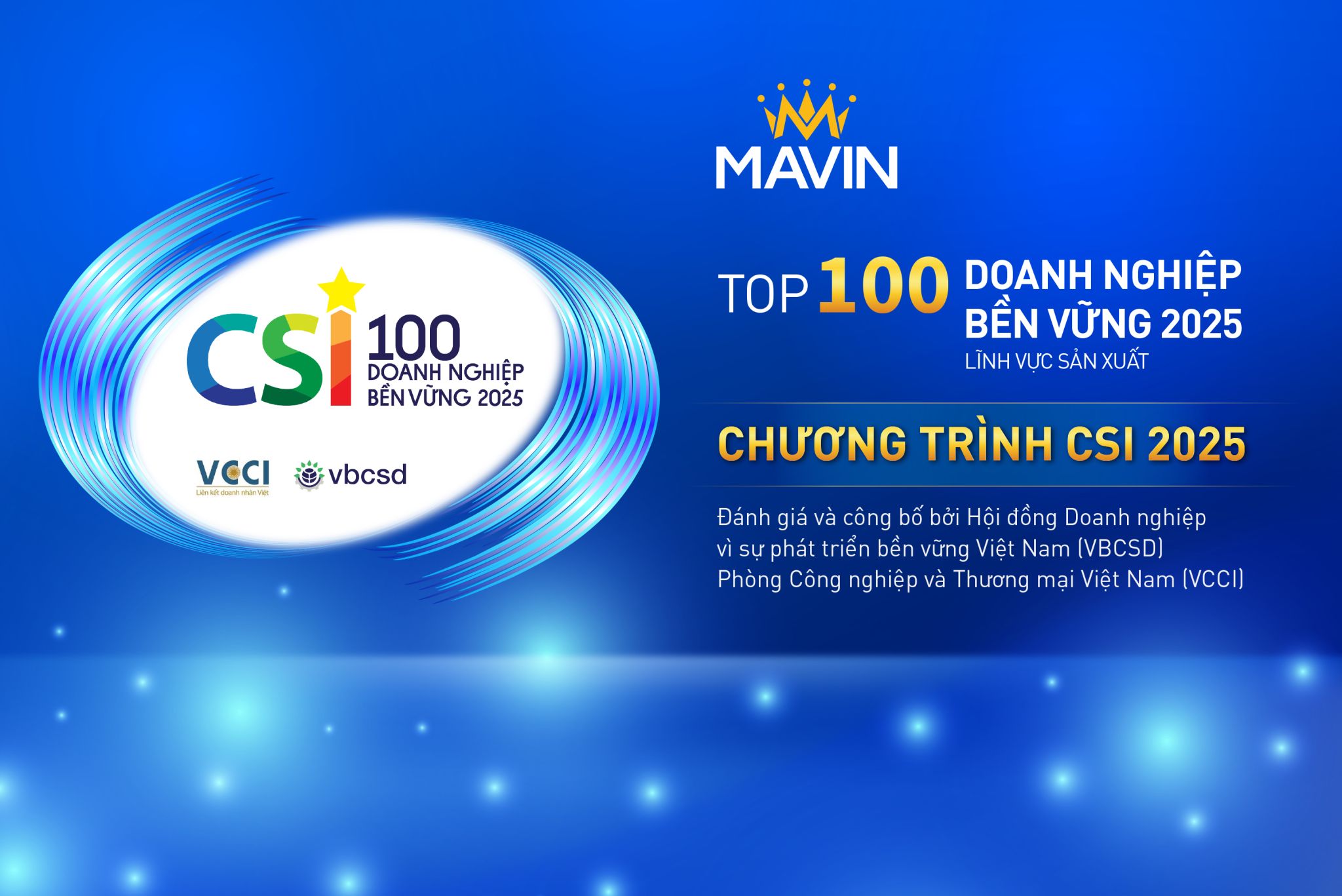 Mavin Austfeed named among Top 100 Sustainable Enterprises in Vietnam 2025