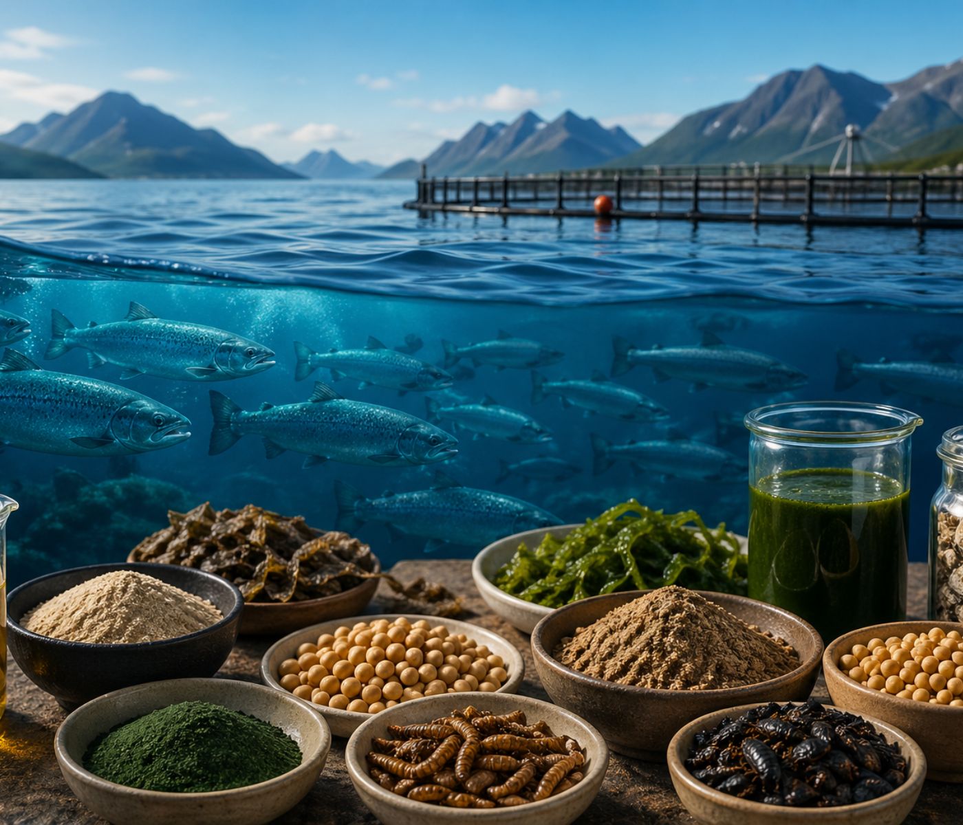 Sustainable aquaculture feed ingredients