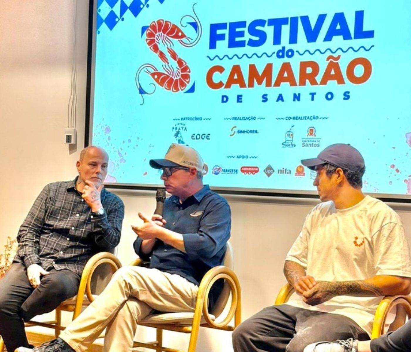 Instituto de Pesca marca presença no Festival do Camarão de Santos
