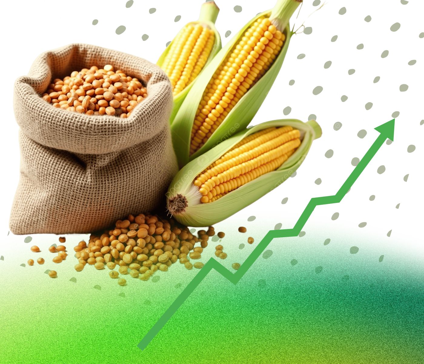 Milho em queda e soja sustentada redesenha mercado de grãos