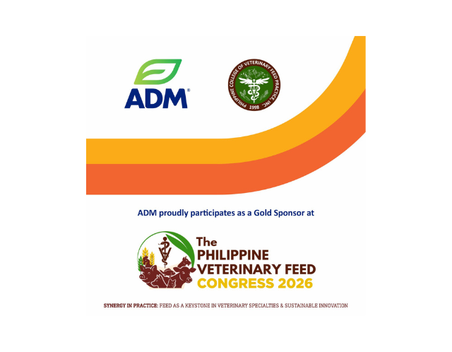 ADM to join the Philippine Veterinary Feed Congress 2026 as Gold Sponsor