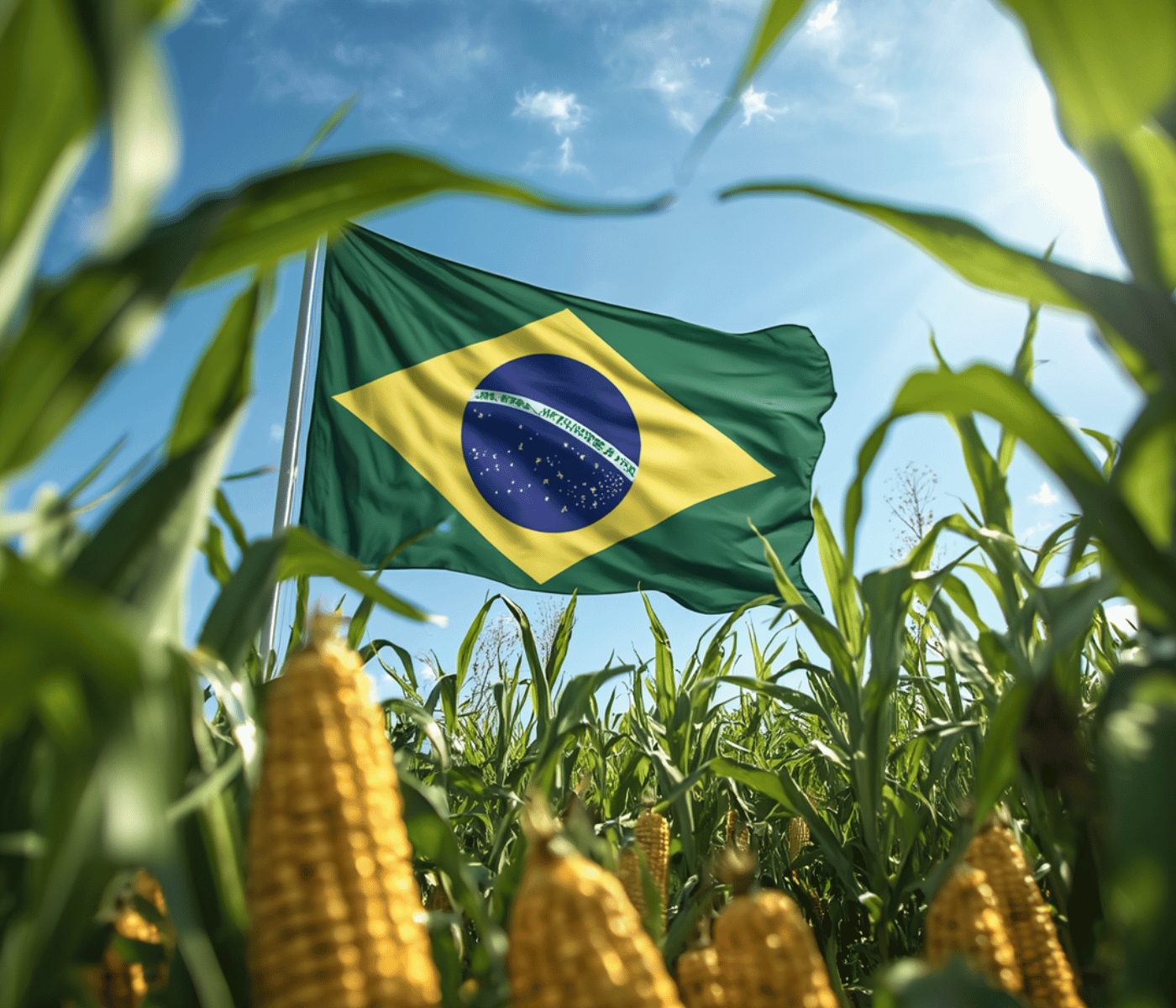 Brasil avanza hacia una cosecha récord de maíz