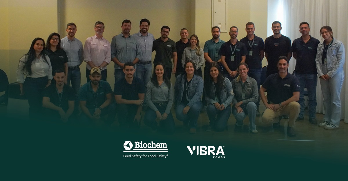 Atualização técnica é destaque em capacitação da Biochem à equipe Vibra Foods