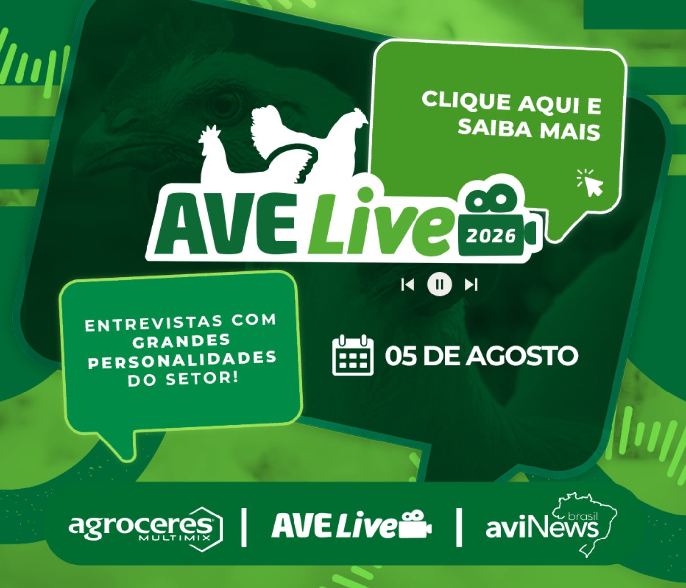 aviNews é parceira da Agroceres Multimix no AveLive, durante SIAVS 2026