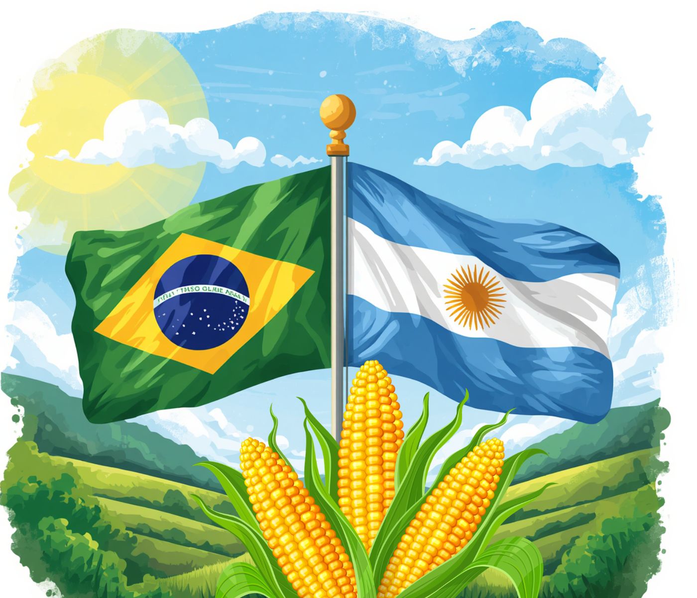 Argentina y Brasil proyectan una sólida producción de maíz y soya