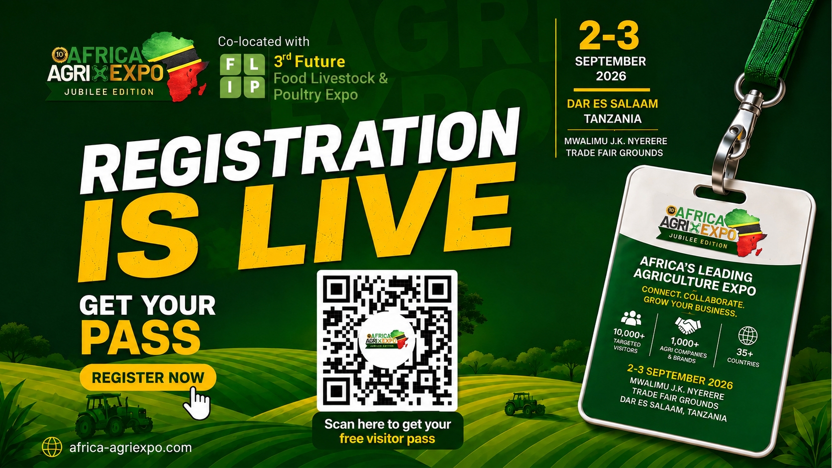 Africa Agri Expo & FLIP 2026: Gateway to Tanzania’s agriculture and food future
